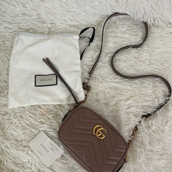 Authentic GG MARMONT MINI SHOULDER BAG - Picture 13 of 16